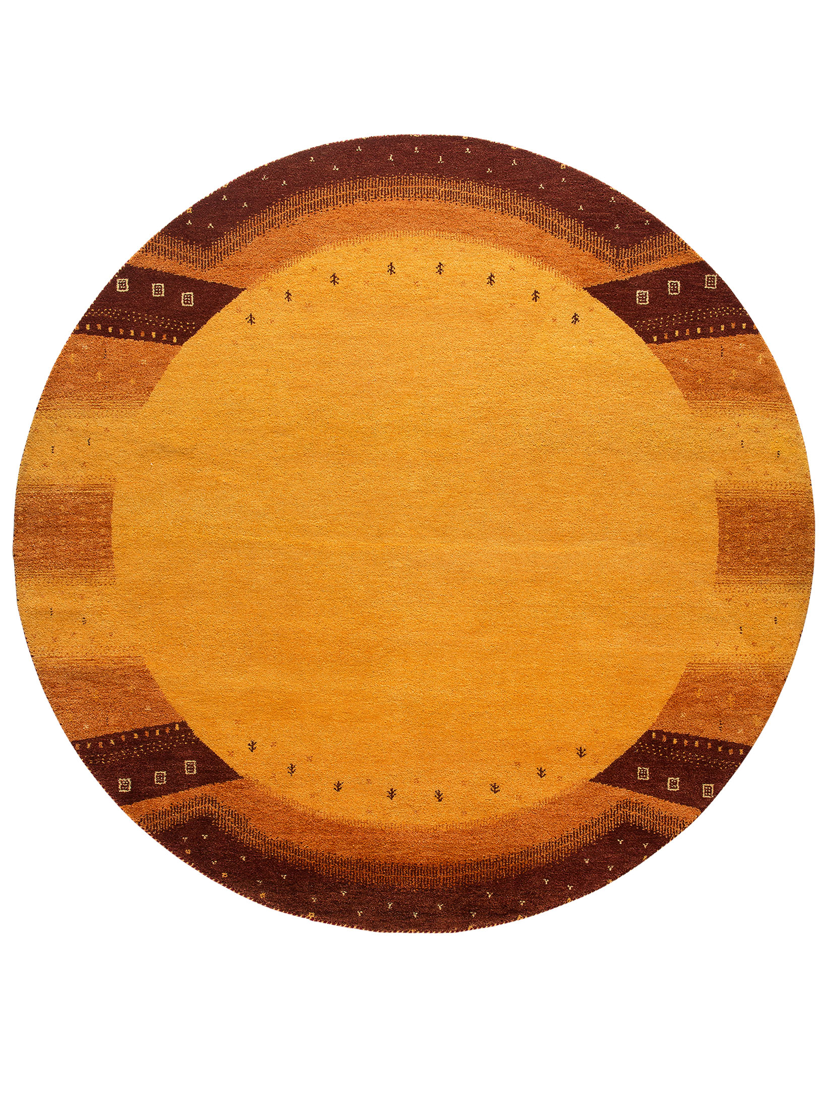 Odisha Gabbeh ca. 247 x 247 cm, Unikat / Einzelstück