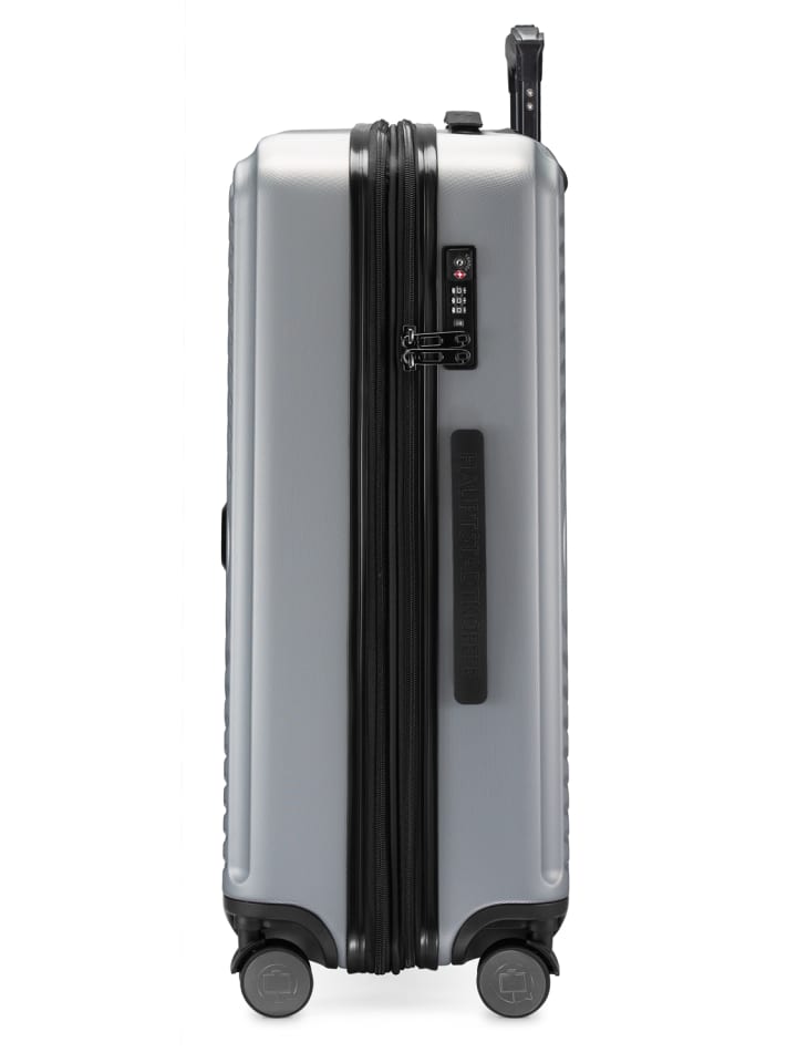 Hauptstadtkoffer Mitte - Mittelgroßer Hartschalenkoffer Koffer TSA, 68cm 88 L in Silber matt günstig kaufen M