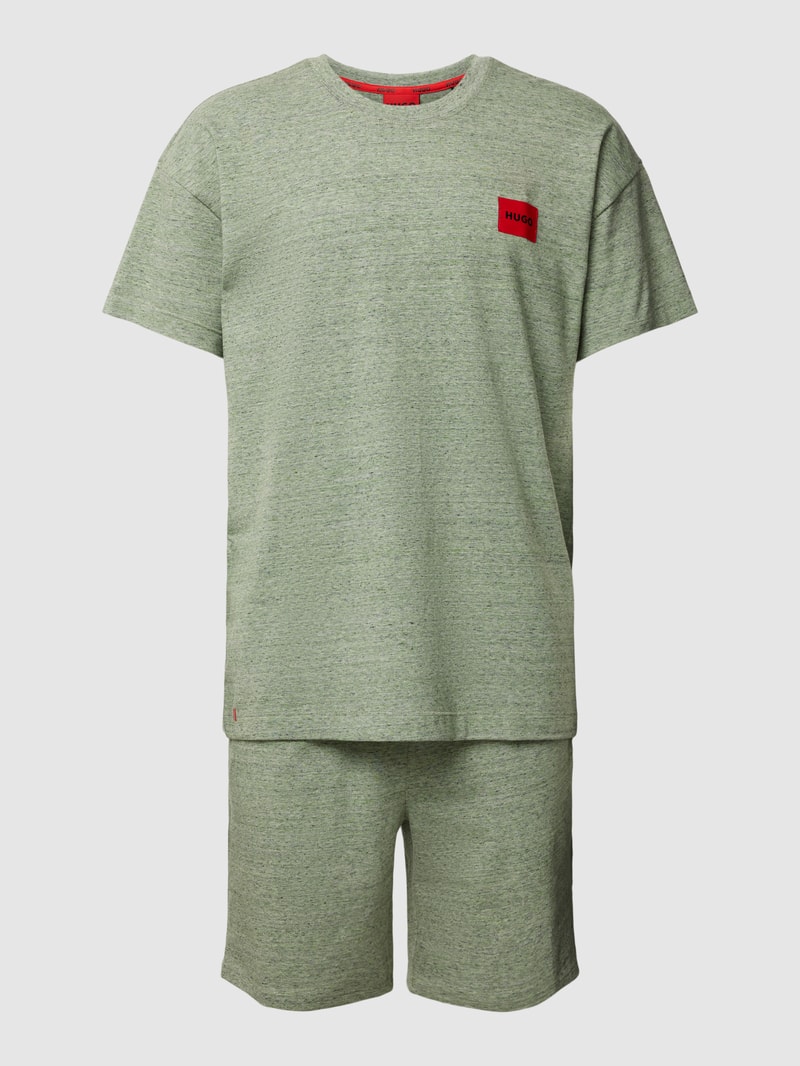 Pyjama mit Strukturmuster in hellgrün