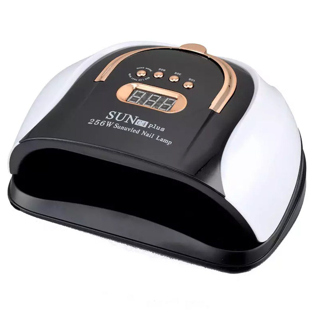 World of Nails-Design Lichthärtungsgerät LED UV Dual Lichthärtungsgerät, UV-Lampe, Nagellampe SUN C4 Plus 256W, zum Aushärten von UV- und LED-Gel