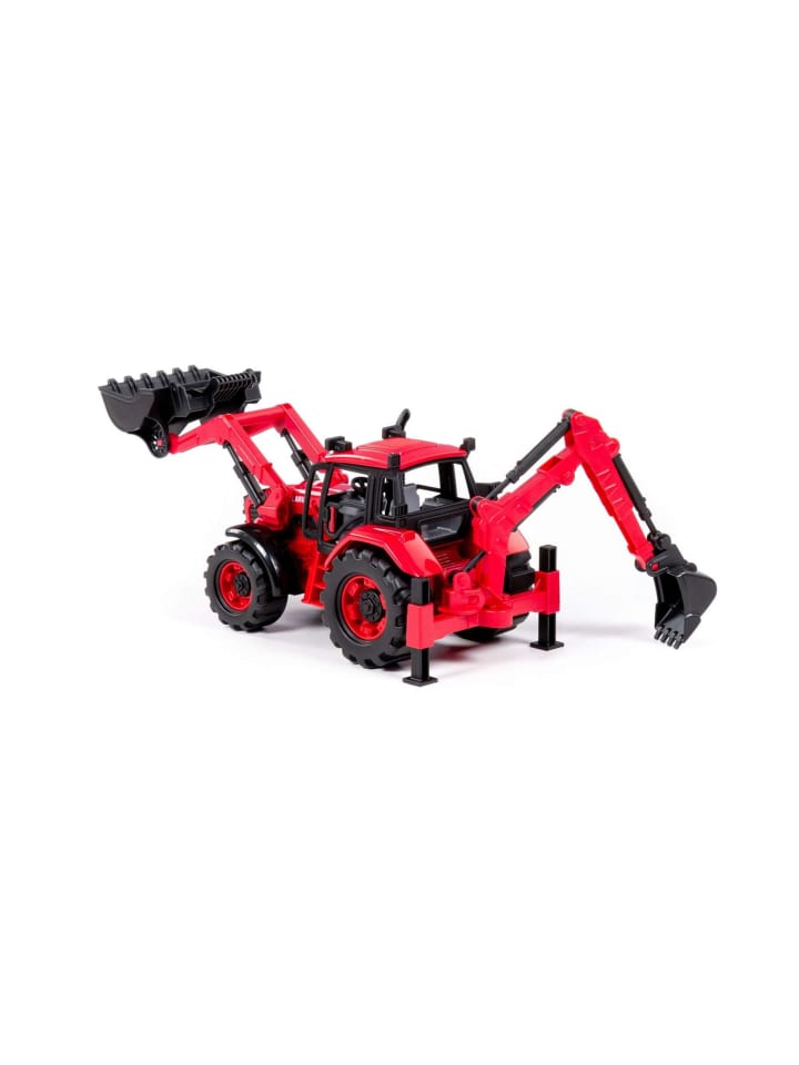 POLESIE Spielzeug Radlader Bagger 91857 in rot günstig kaufen onesize