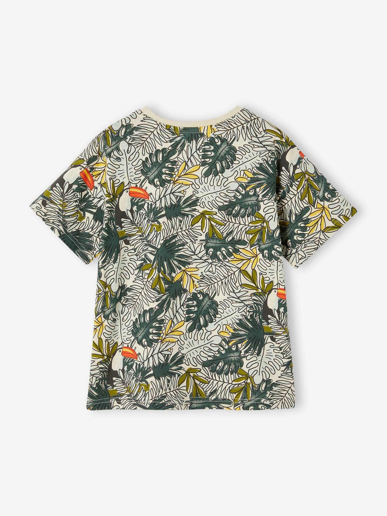 Vertbaudet Jungen T-Shirt mit Recycling-Baumwolle - schieferblau