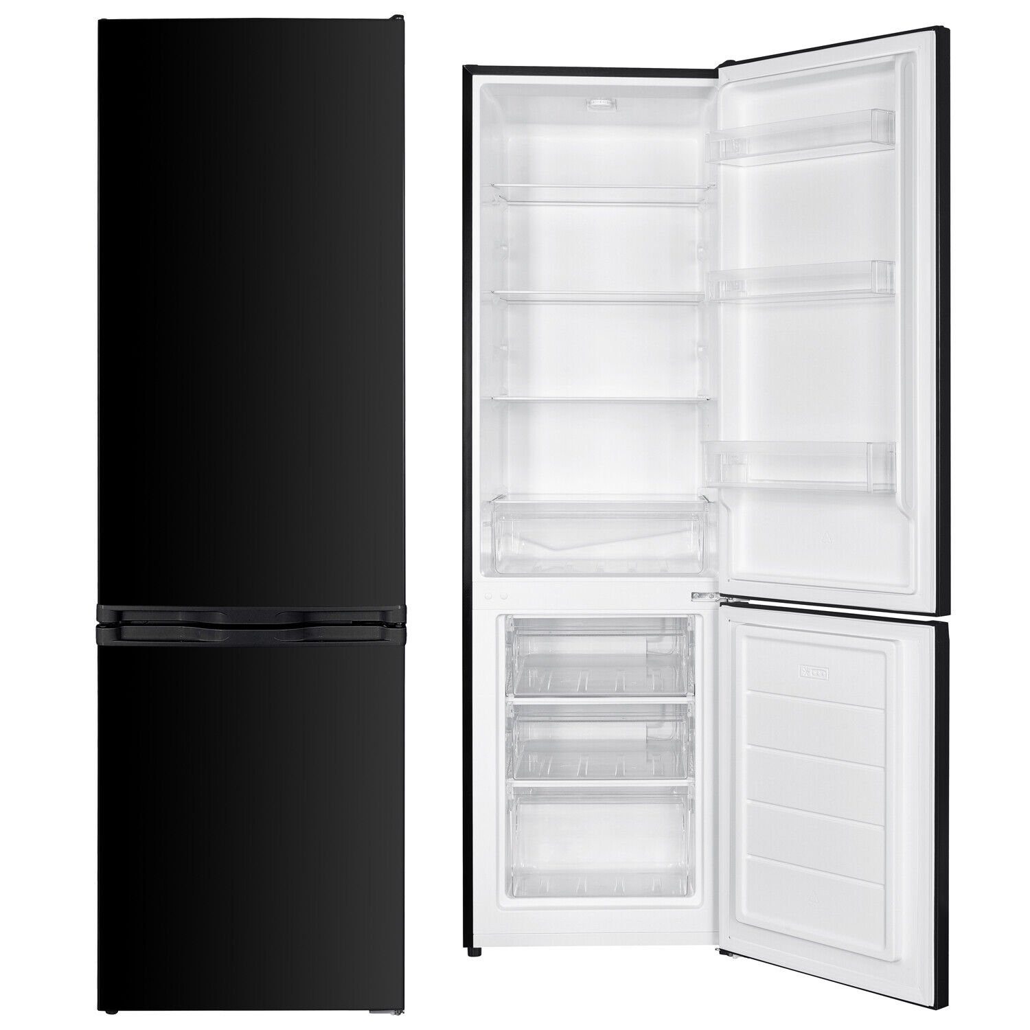 Geratek Kühl-/Gefrierkombination Valdez KG2310B, 178 cm hoch, 55 cm breit, 4**** Gefrierteil / Türanschlag wechselbar / 40dB(A) leise