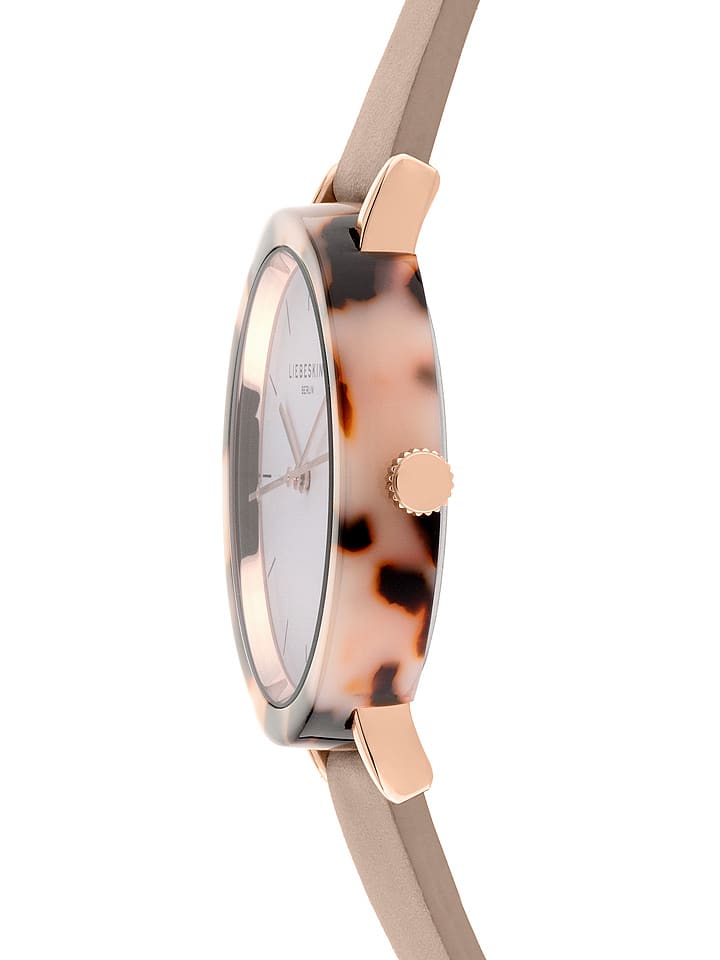 Liebeskind Quarzuhr in Beige/ Roségold/ Weiß günstig kaufen onesize
