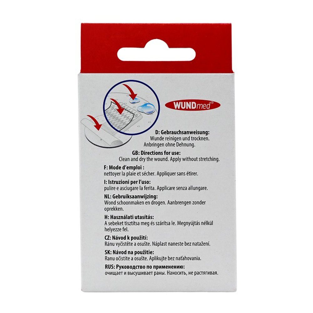 Axisis GmbH Pflaster WUNDPFLASTER 2,5 cm rund transparent, 20 St (20 St)