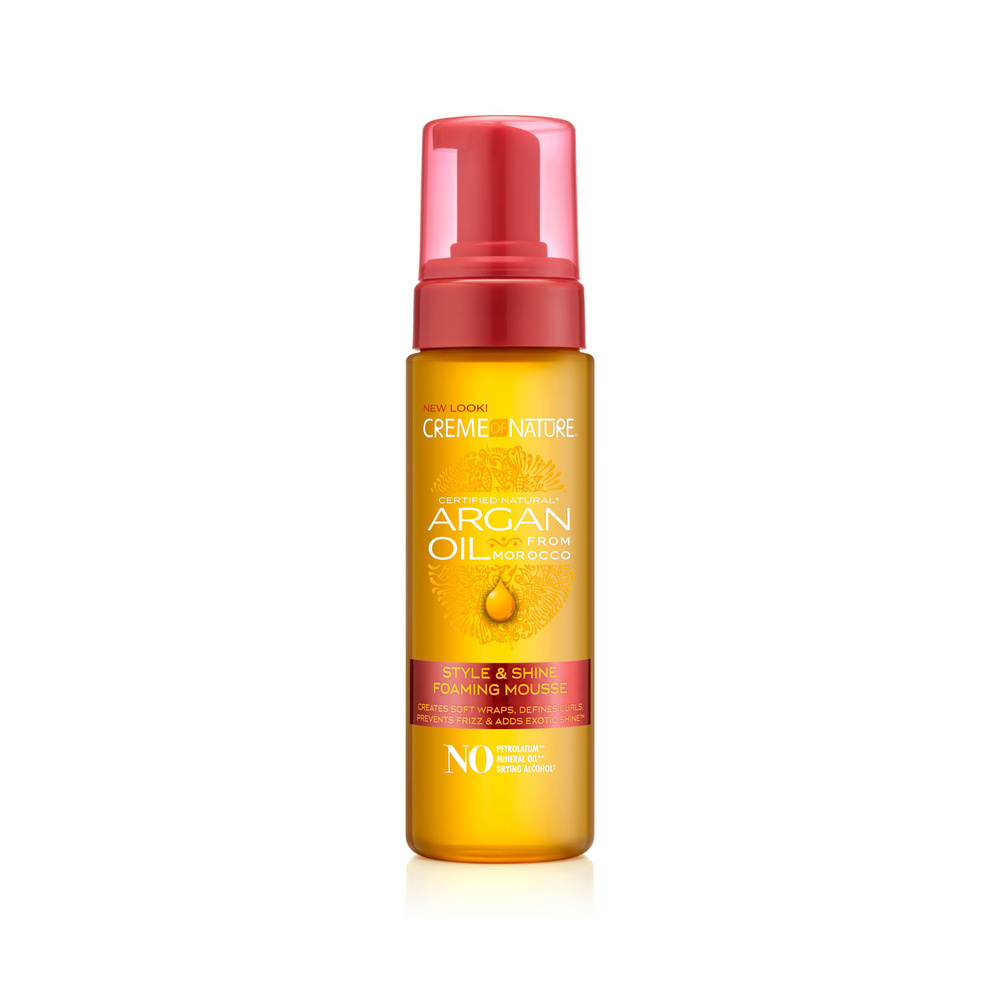 creme of nature MOUSSE STYLING - HUILE D'ARGAN DU MAROC SOIN