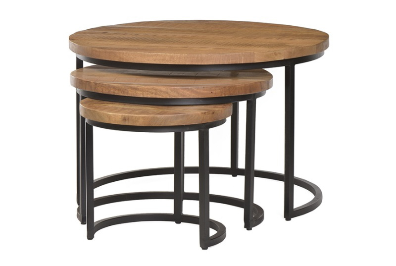 INTERIA Home&Living Beistelltisch MADURAI,3er-Set