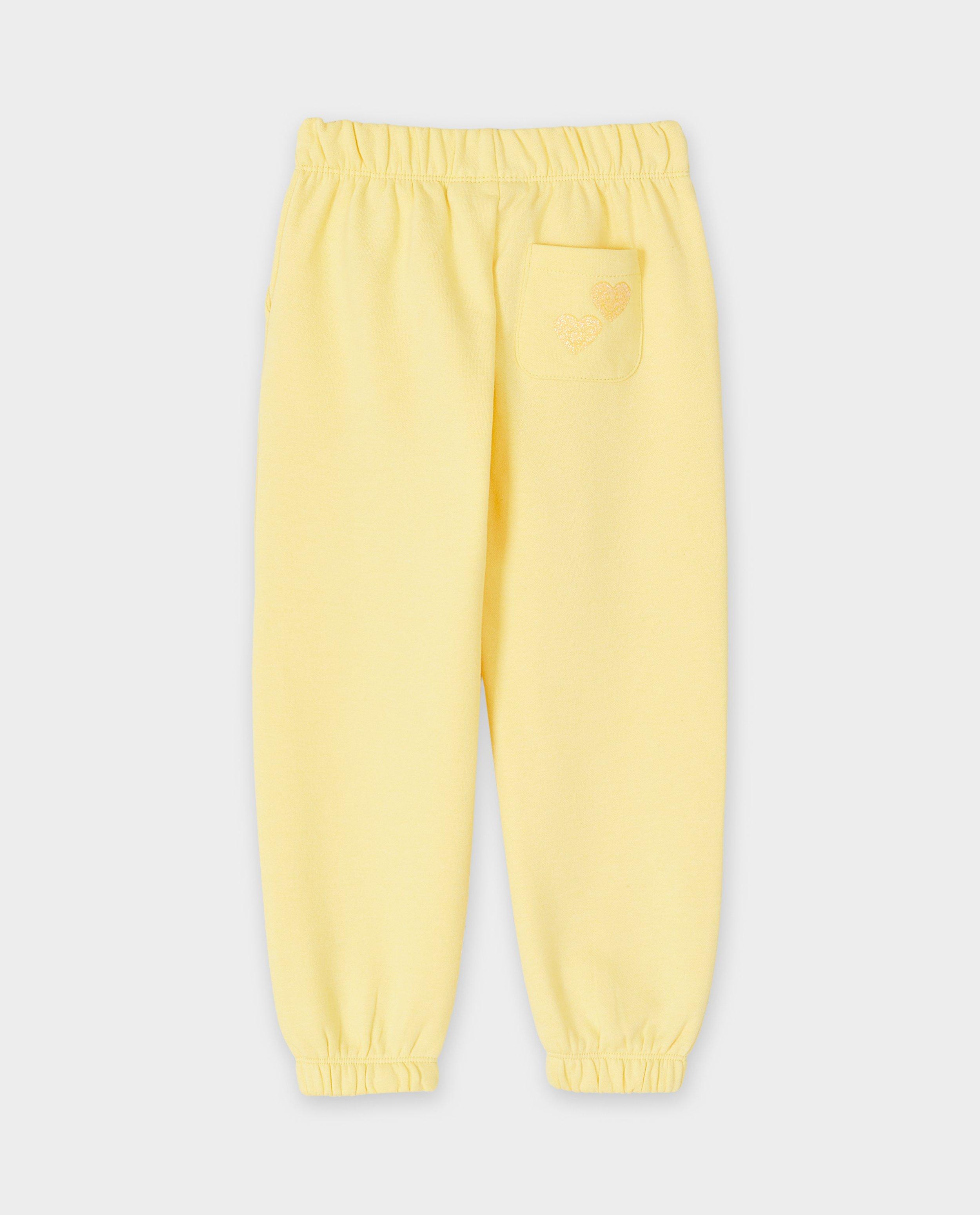 Pantaloni de trening galbeni Besties