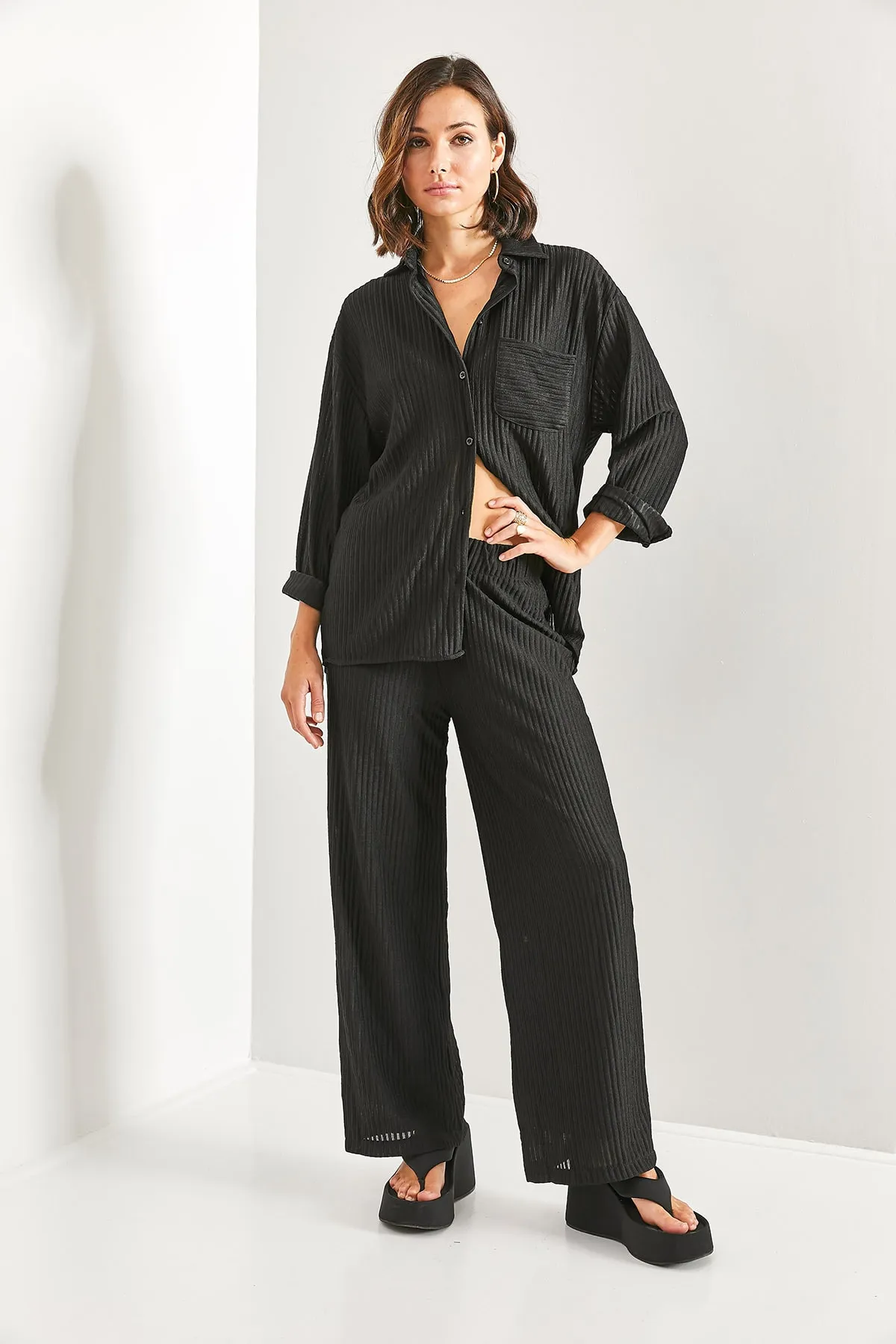 Bianco Lucci  Damen-Panorama-Doppelanzug 9222