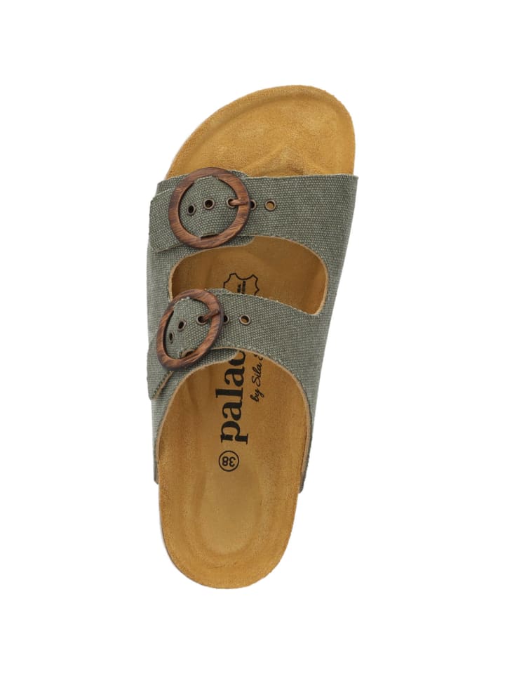 palado Pantoletten in olive günstig kaufen