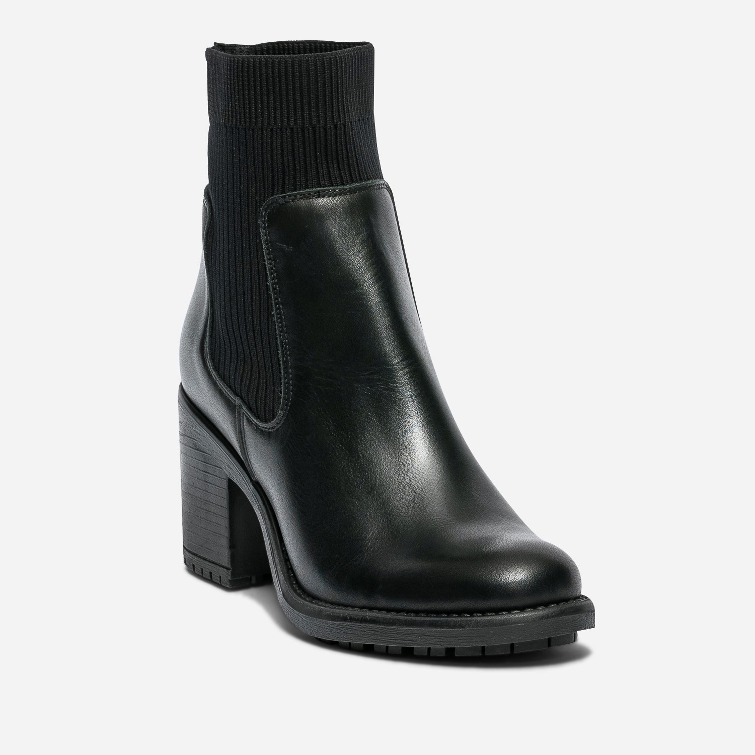 Chelsea boots en cuir noir