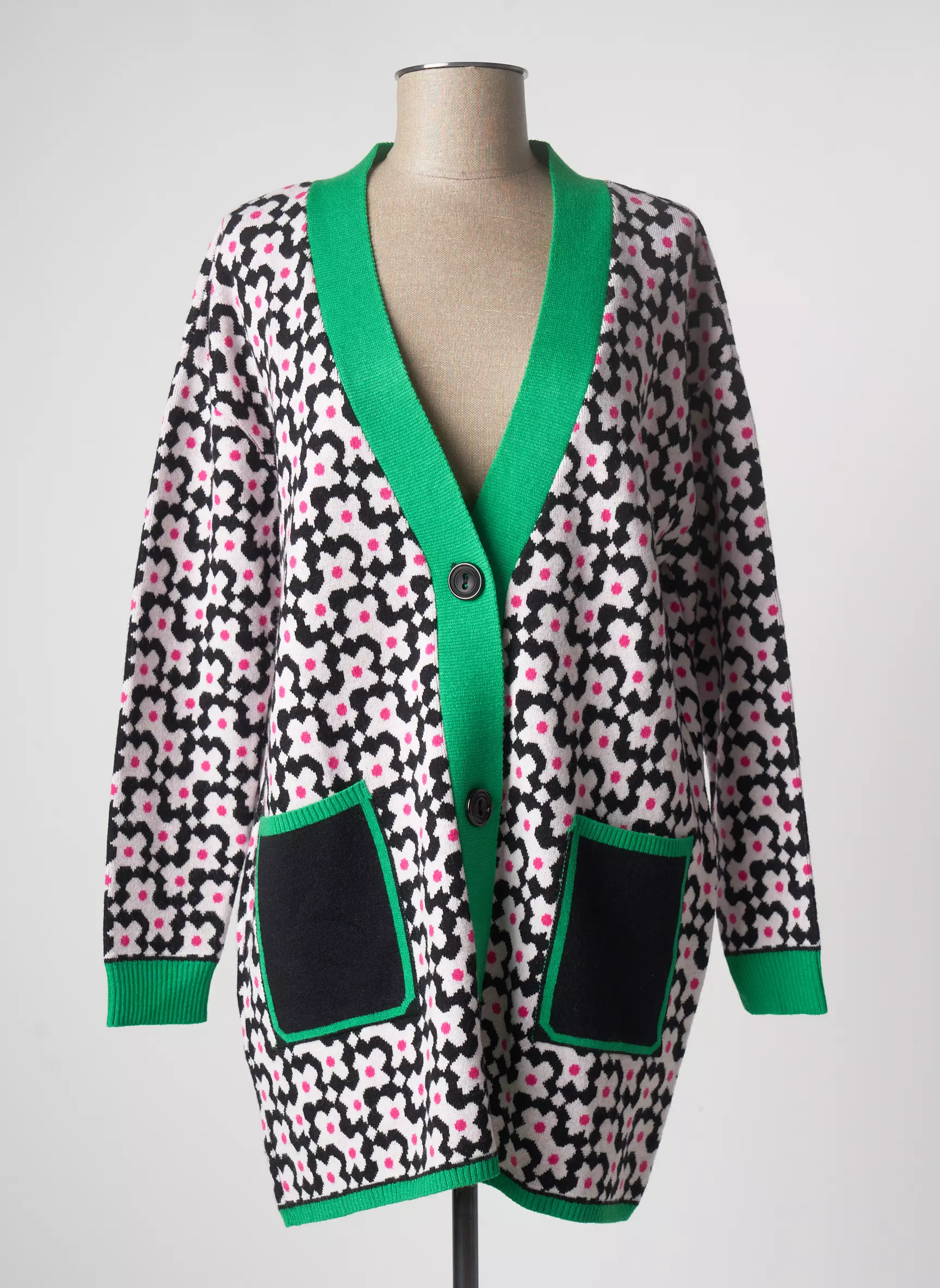 Pame Carrioni Cardigans Femme couleur noir