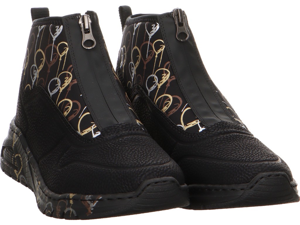 RIEKER Stiefeletten schwarz