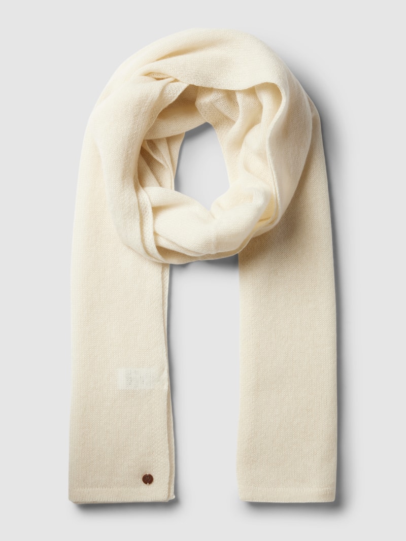 Schal aus reinem Kaschmir in offwhite