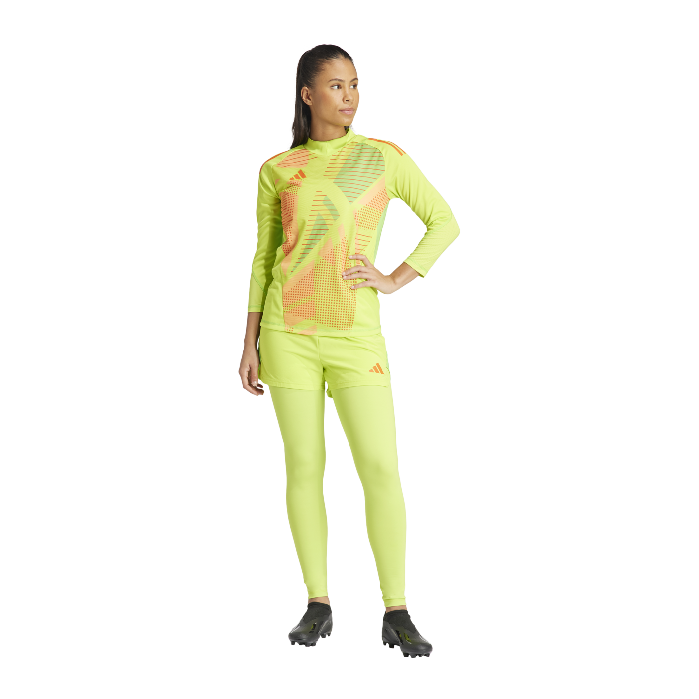 adidas Tiro 24 Pro Tight Torwarthose Damen Gelb