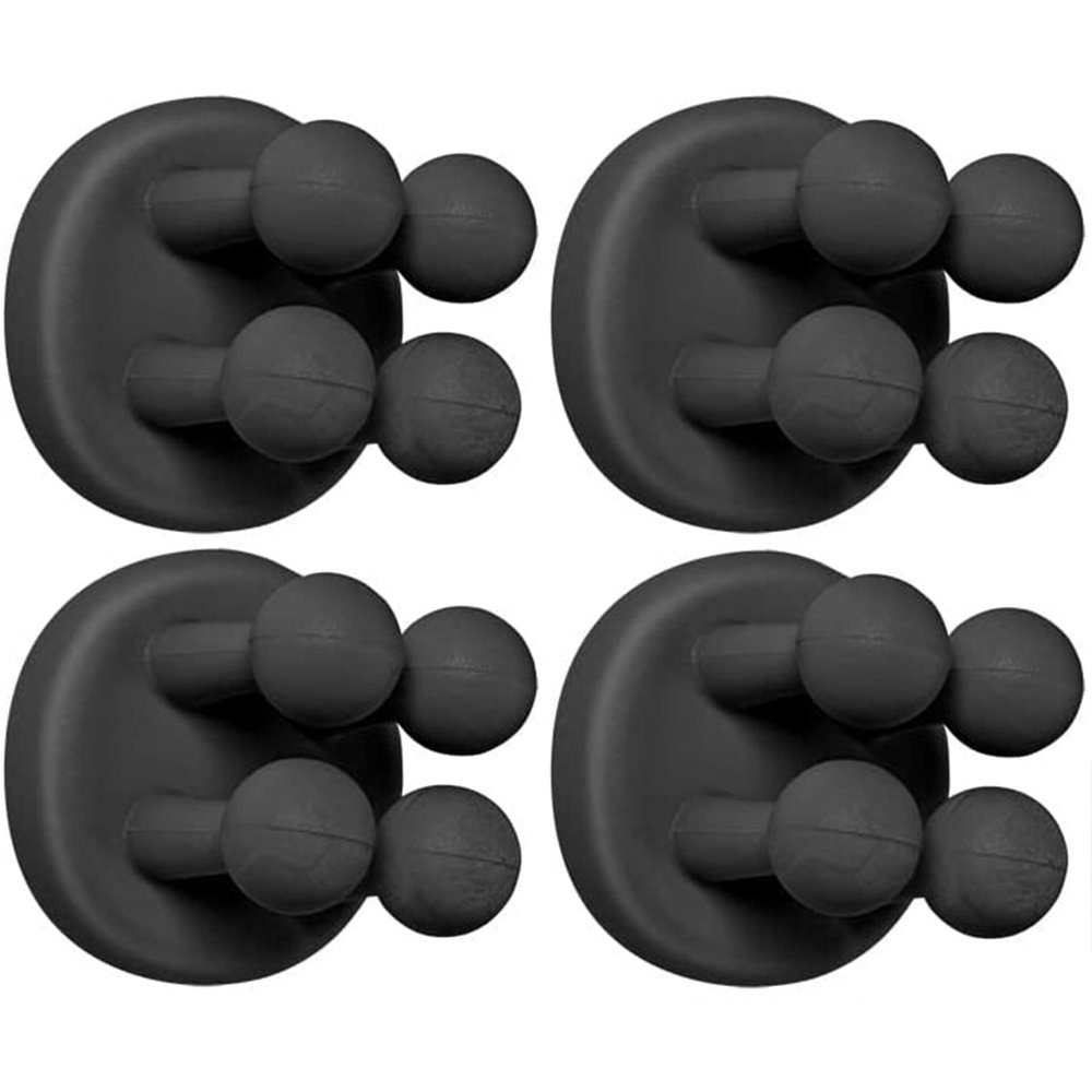 Zeaicos Wandhaken Rasiererhalter, Zahnbürstenhalter, Rasierer Halterung, Wandhaken, (4-St)