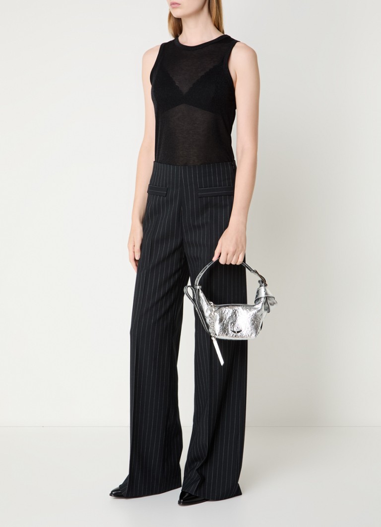 Zadig&Voltaire Le Cecilia XS -olkalaukku metallinen viimeistely