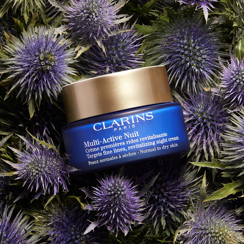 Clarins Multi-Active Nuit  Crème Premières Rides Revitalisante - Peaux Normales à Sèches Soins multi-actifs