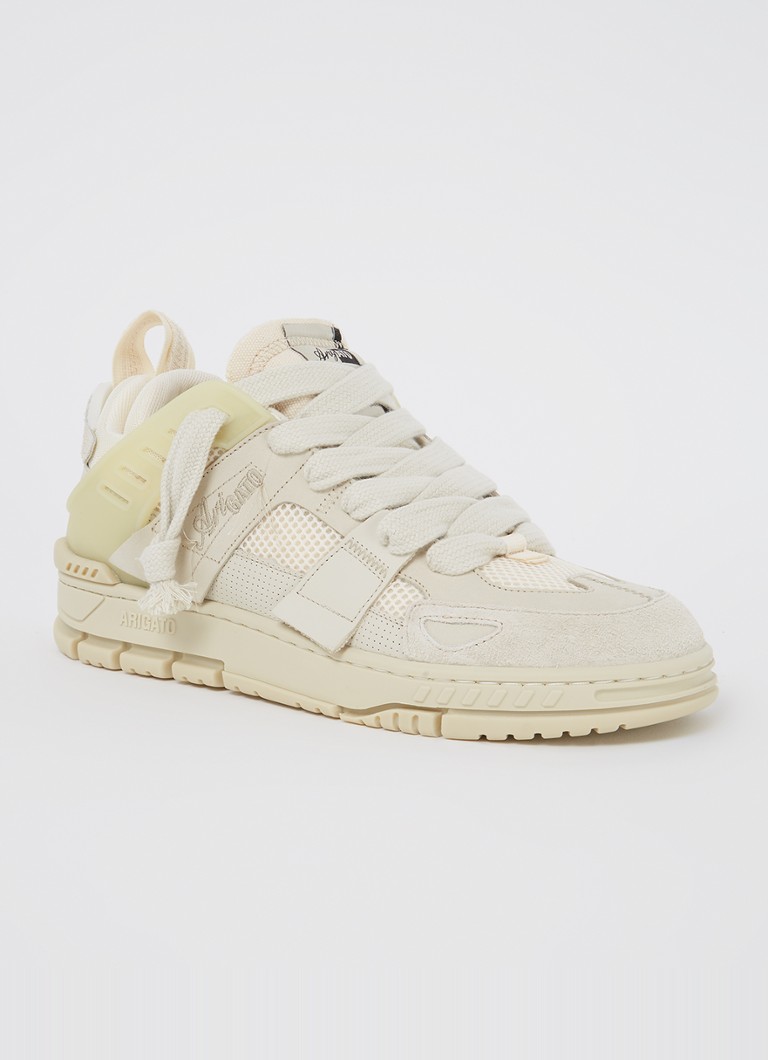 Axel Arigato  Area Patchwork sneaker met leren details