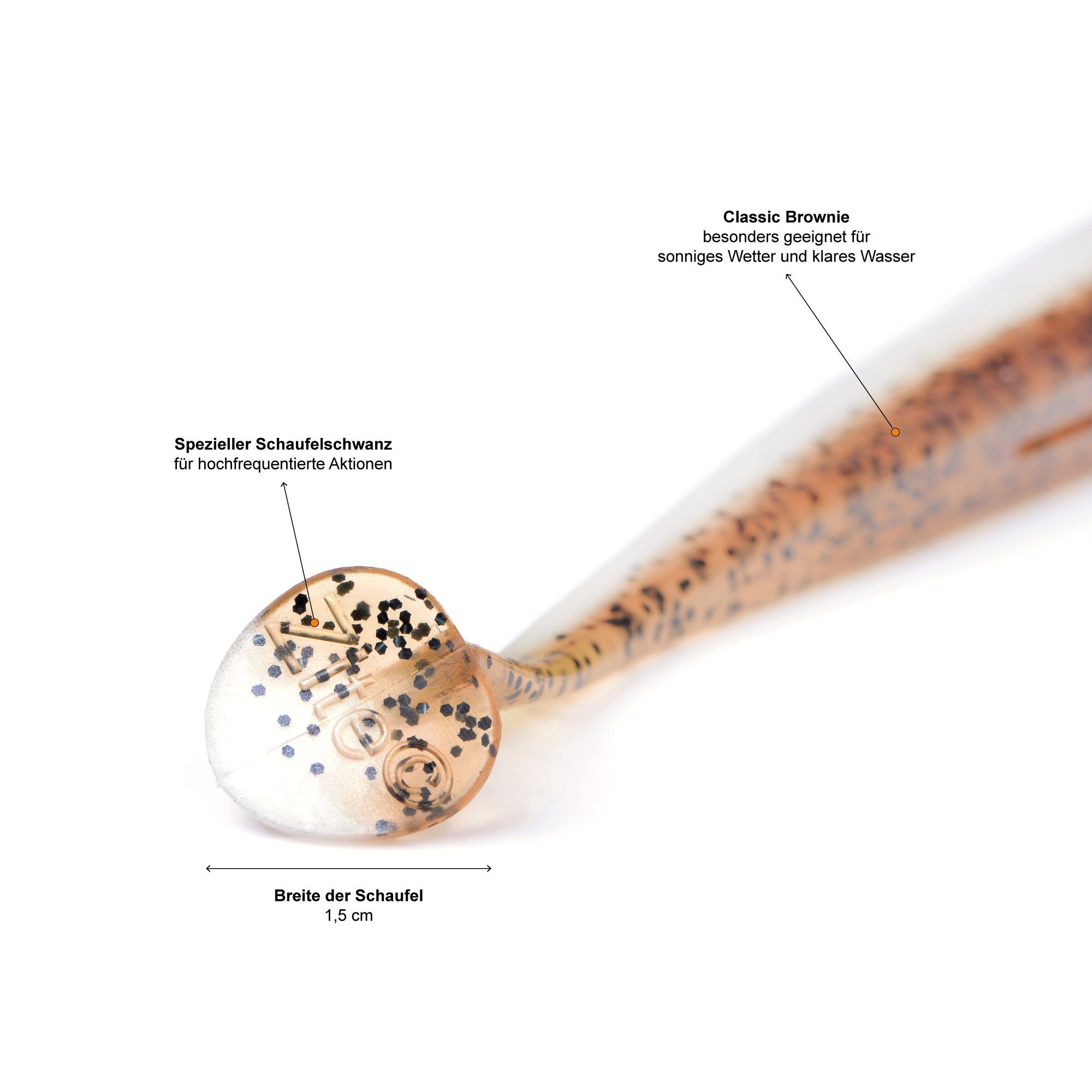 Zite Kunstköder 30er Gummifisch Set, 12cm Zanderköder
