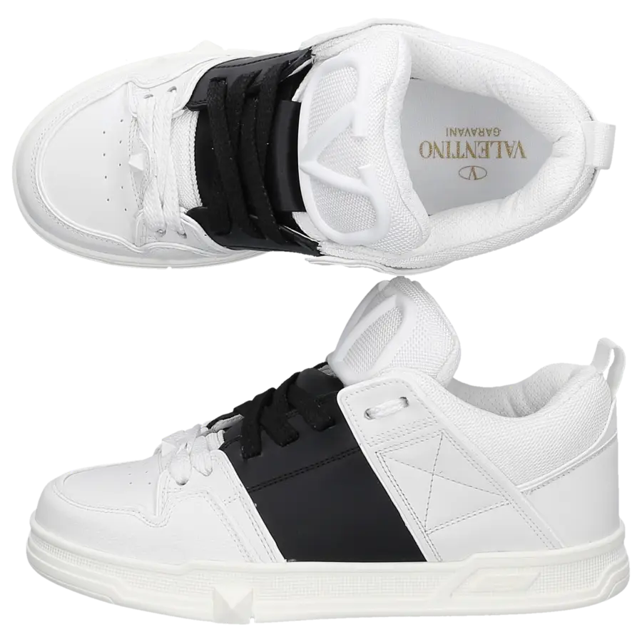 Valentino Garavani - Sneaker low OPEN SKATE Kalbsleder - weiß
