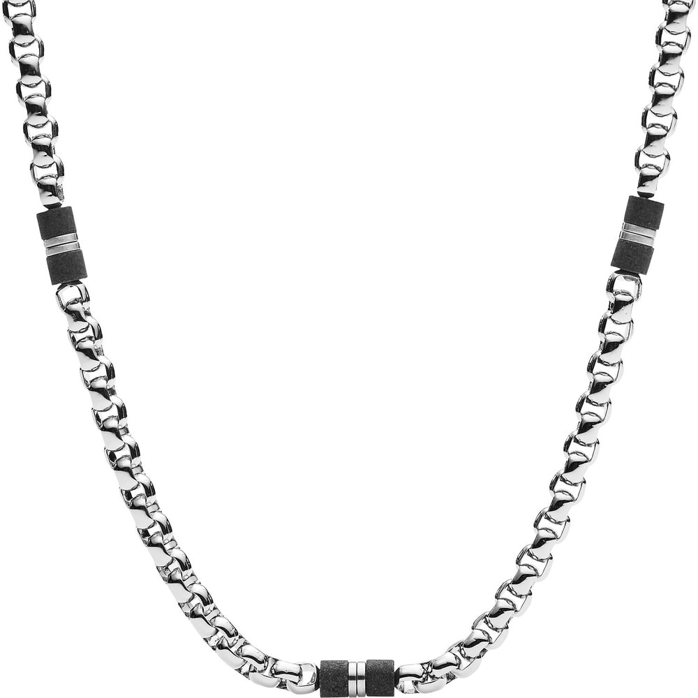 Fossil Chaînette Acier inoxydable collier
