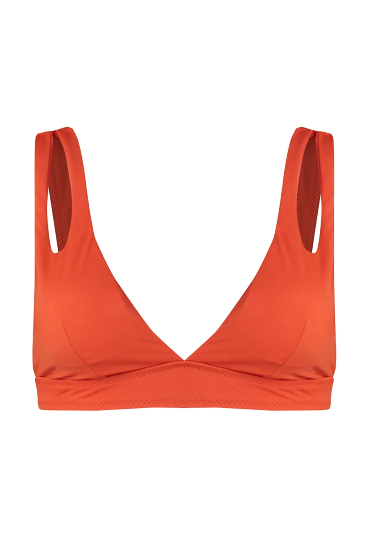 Trendyol Collection  Triangel-Bikinioberteil mit Ausschnitt/Fenster und Granatapfelblüten TBESS20BU0202