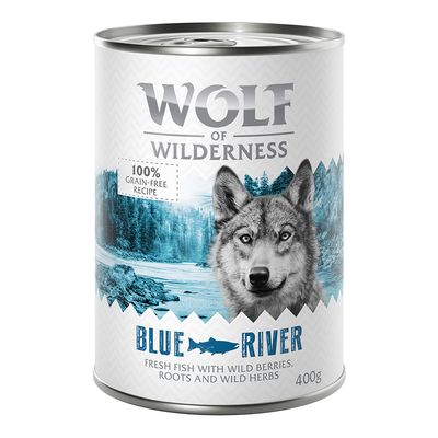 Sparpaket Wolf of Wilderness Adult 24 x 400 g - Single Protein