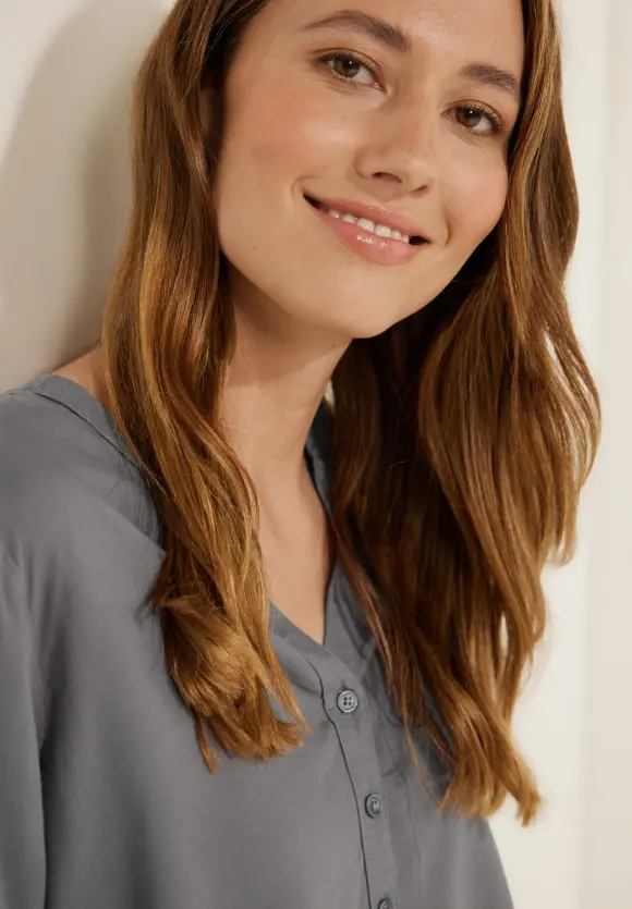 CECIL Bluse in Unifarbe