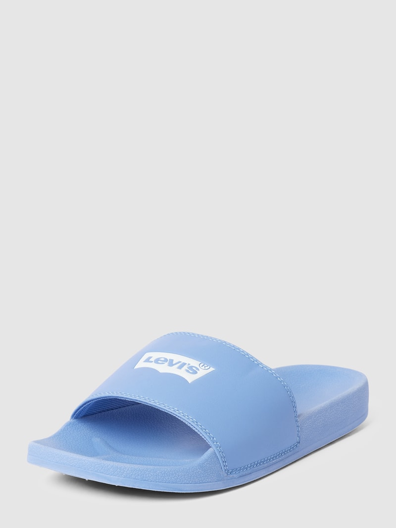 Slides mit Label-Print Modell 'JUNE BATWING' in flieder