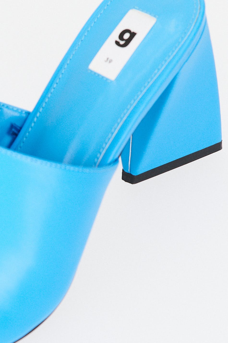 Asymetric high heel sandals