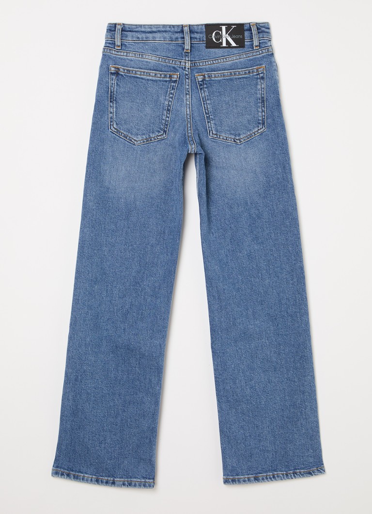 Blugi Calvin Klein cu croi larg și talpă flexibilă