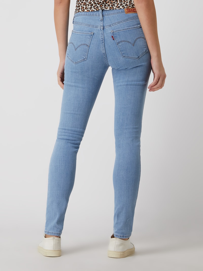 Shaping Skinny Fit Jeans mit Stretch-Anteil Modell '311' in hellblau