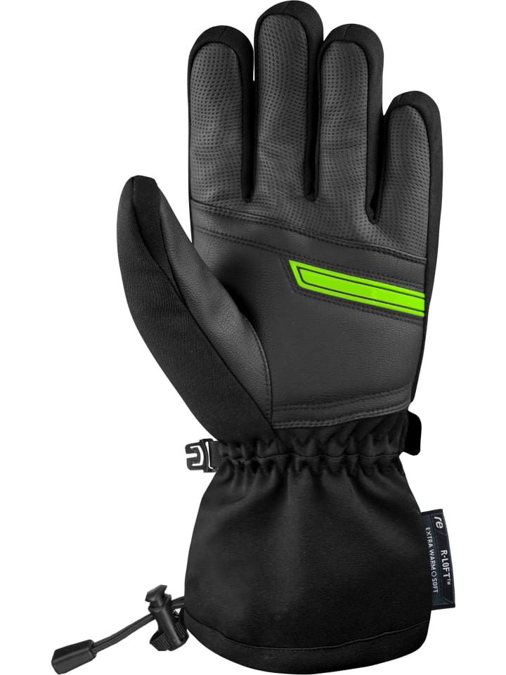 Reusch Fingerhandschuhe Crosby R-TEX® XT in 7716 black / neon green günstig kaufen
