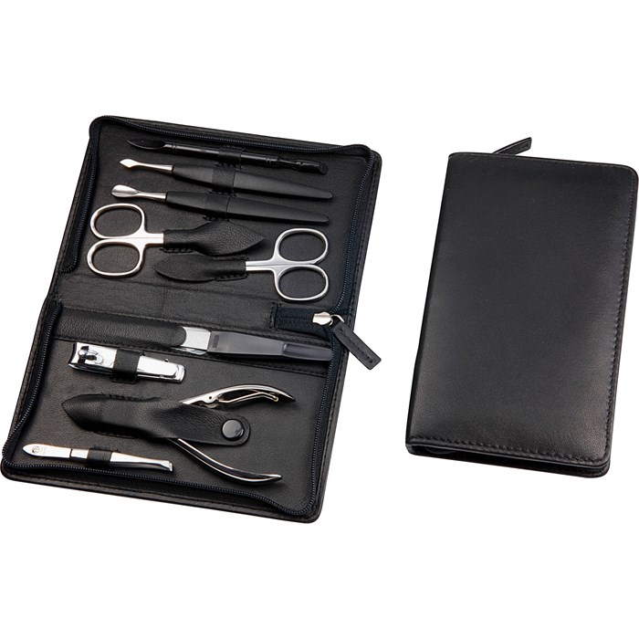 Manicure-Etui, Nappa-Vollrindleder
