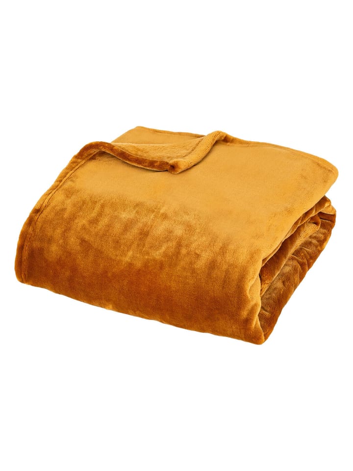 Atmosphera Créateur d'intérieur Kuscheldecke in orange günstig kaufen onesize