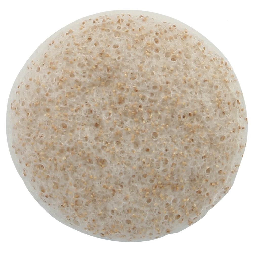 Omnia Botanica EPONGE KONJAC VISAGE EXFOLIANTE AUX NOIX EPONGE VISAGE