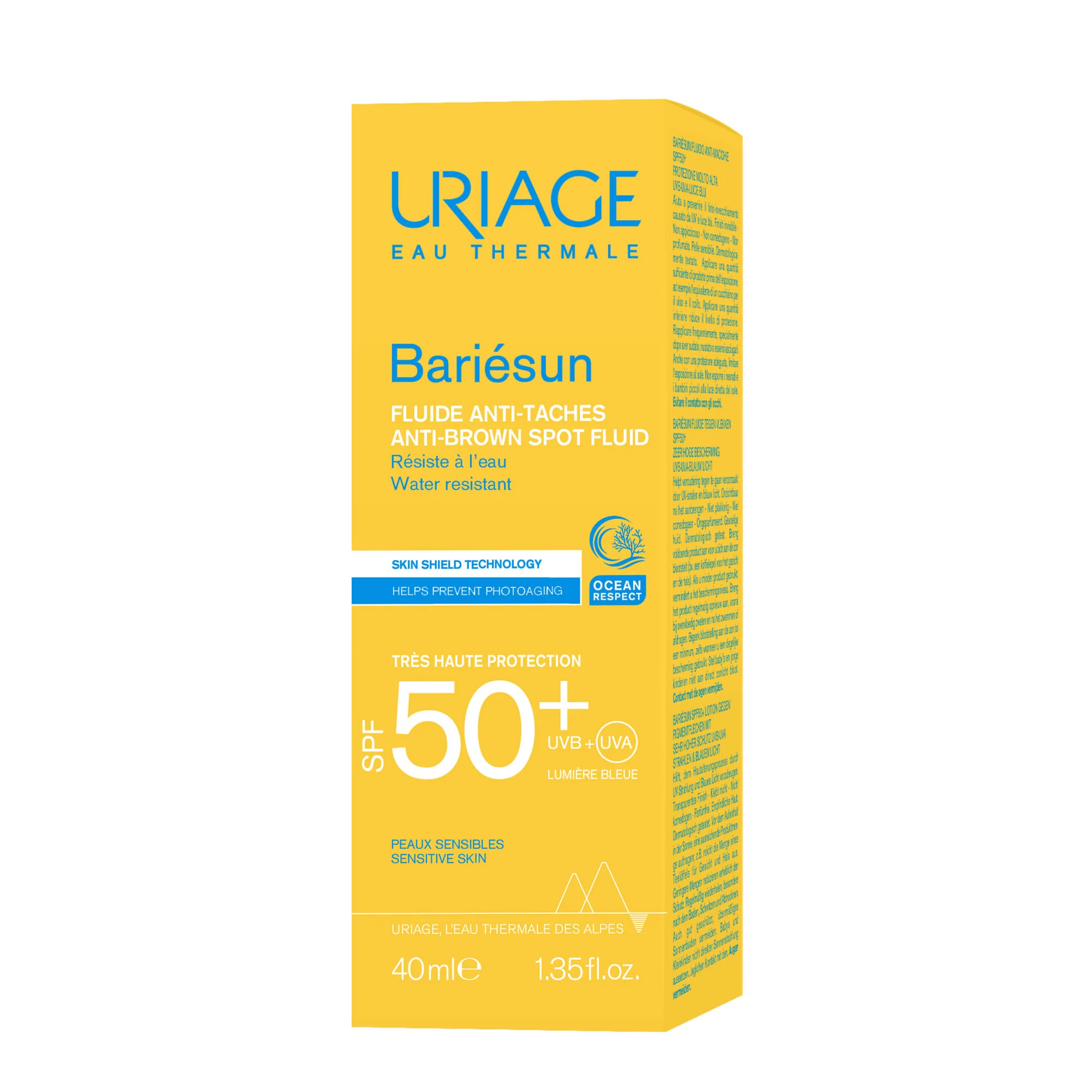 BARIESUN Anti-Blemish Fluid SPF50+ - Krem z filtrem przeciwsłonecznym o wysokiej ochronie.