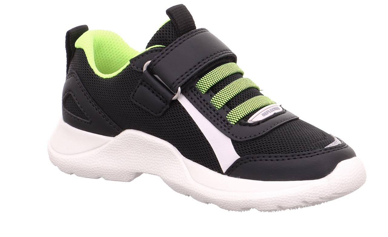 RUSH - Schwarz/Gelb Sneaker low mit Klettverschluss