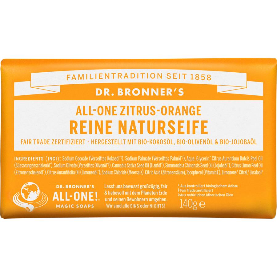 All-One Zitrus-Orange Reine Naturseife