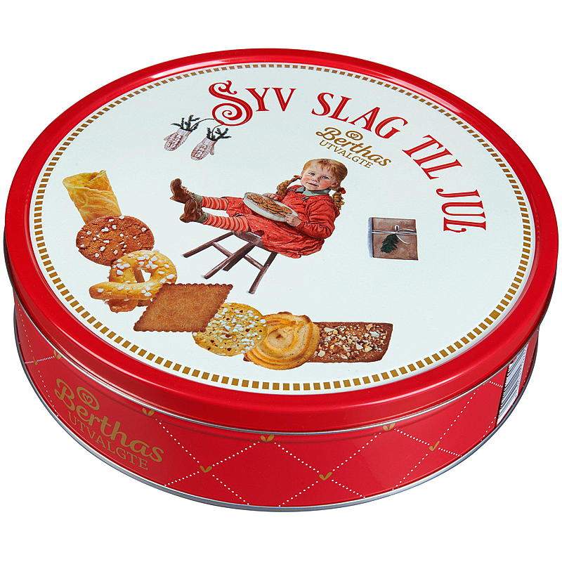 Julekaker 7 slag 600 g Berthas