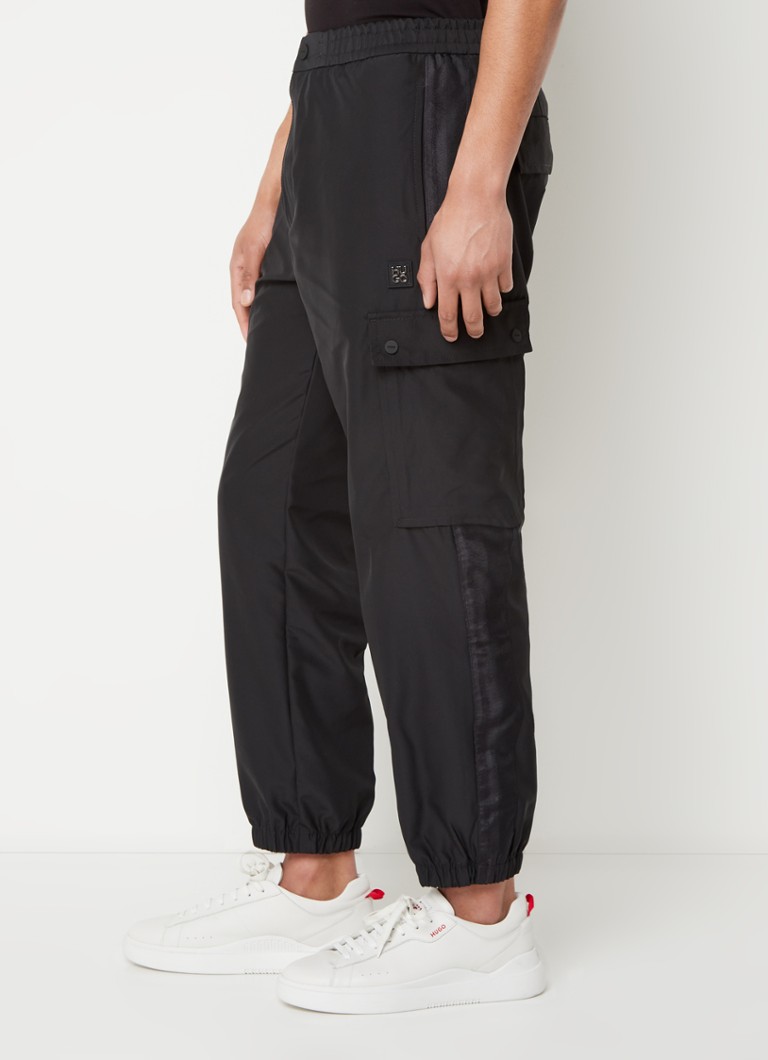 Pantaloni cargo HUGO BOSS Ginto cu logo conic