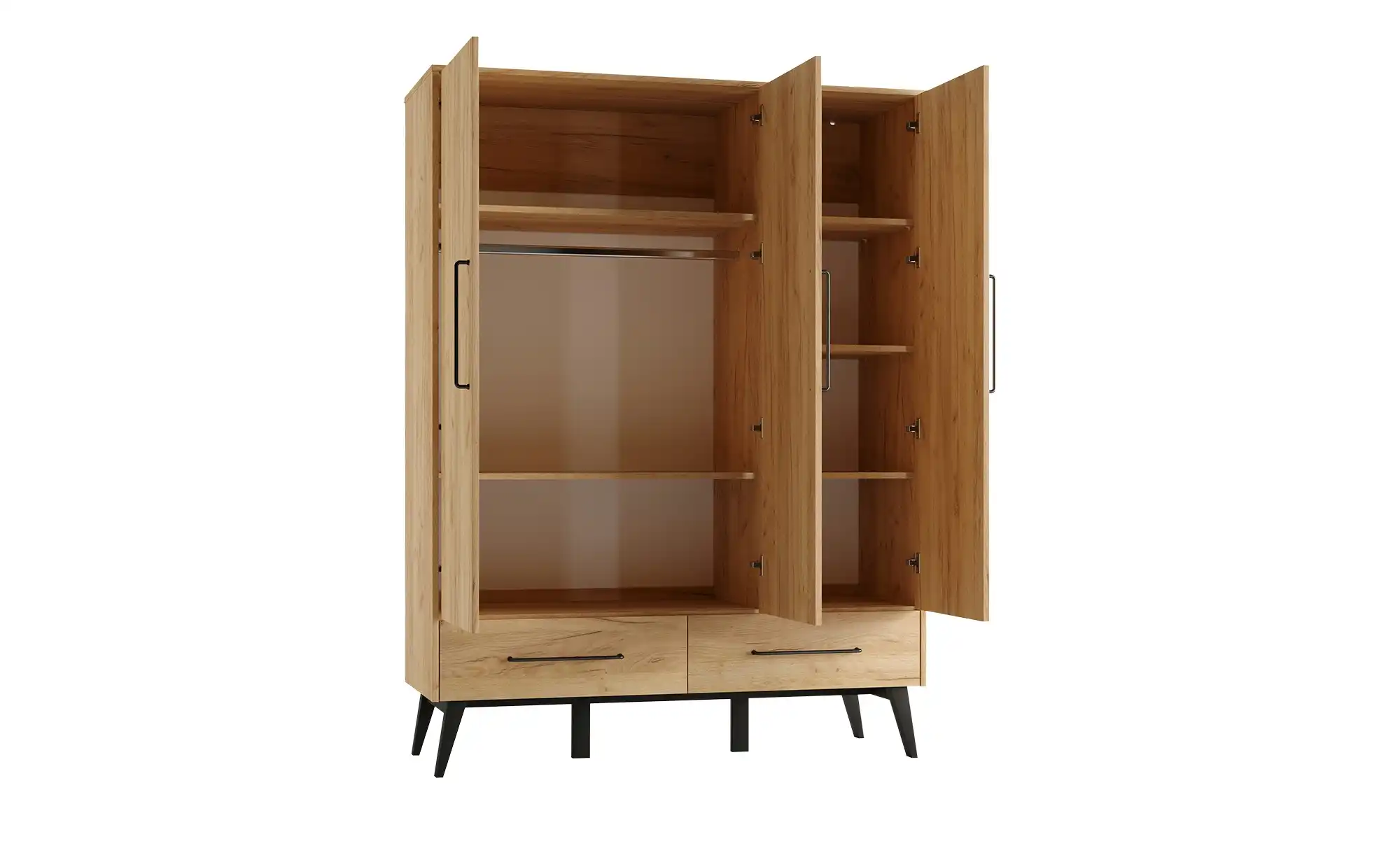Kleiderschrank 3-türig Retro