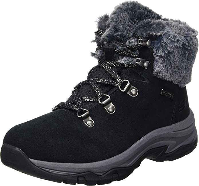 SKECHERS Winterstiefel schwarz