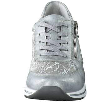 Remonte Schnürsneaker in silber