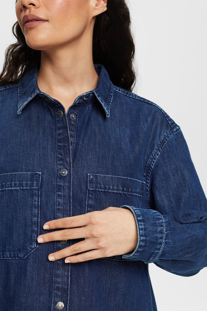 Jeanskleid in lockerer Passform