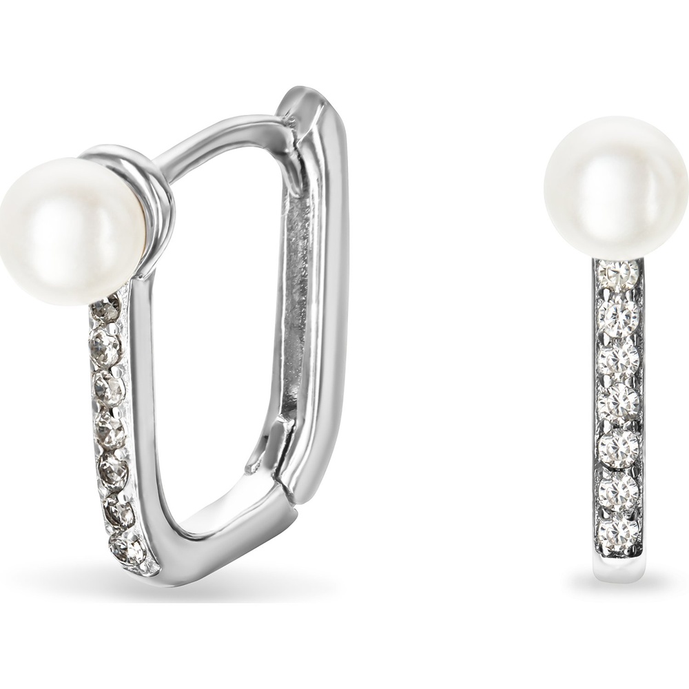 FAVS Créoles 925 Argent Boucles d'oreilles