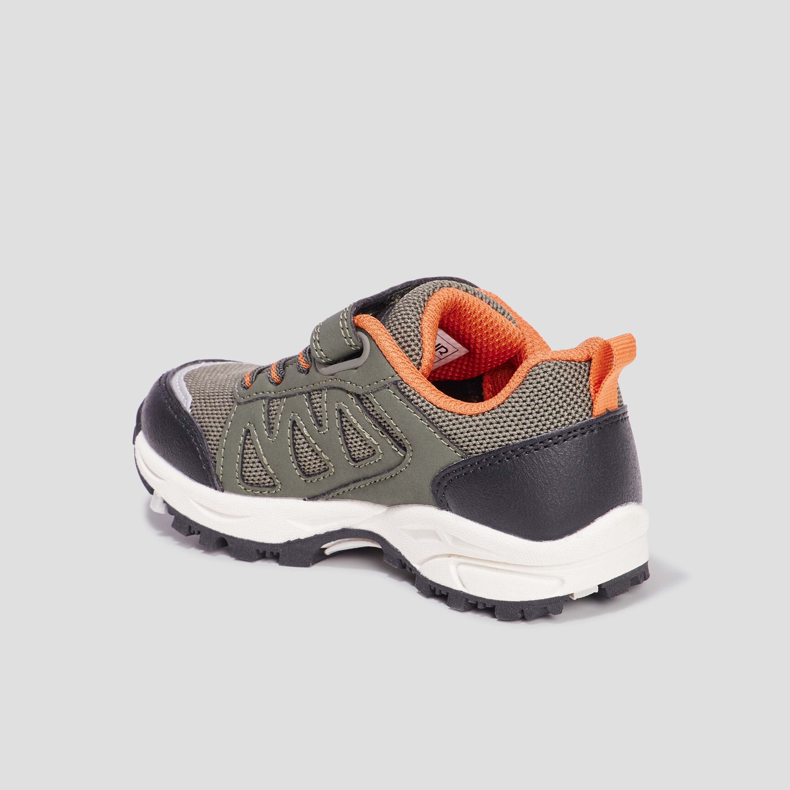 Backetsrunning à scratchs Trappeur Rapen vert kaki garçon | La Halle