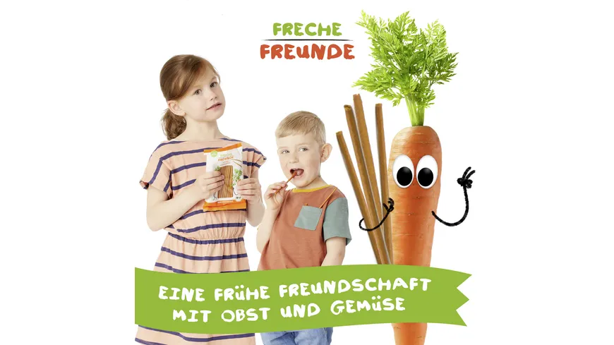 Freche Freunde Bio Freche Laugensticks Karotte 75 g