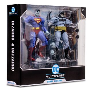 DC Multiverse Actionfiguren 2er-Pack - Bizarro & Batzarro